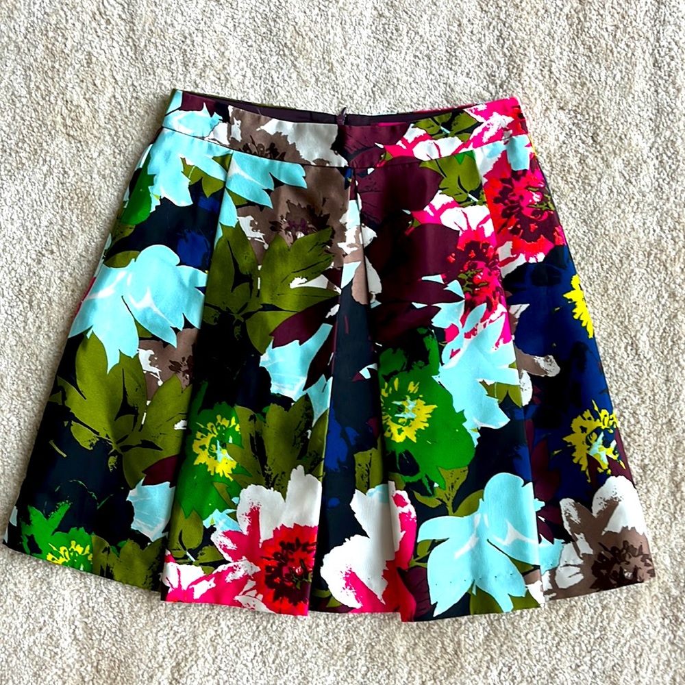 Trina Turk floral jacquard skirt